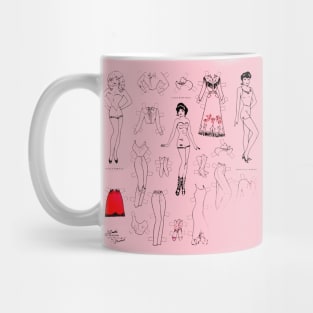 Paper dolls Mug